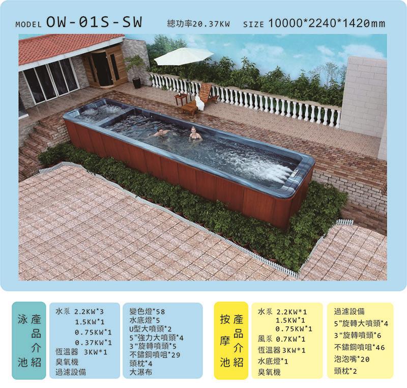 翁來水之藝,戶外泳池【雙池】