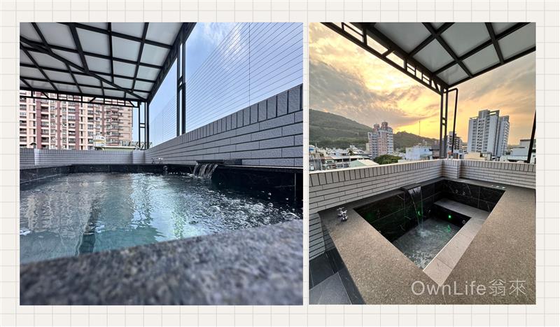翁來水之藝,林公館住宅案例分享:預鑄缸+超音波按摩+流瀑+恆溫加熱設備安裝
